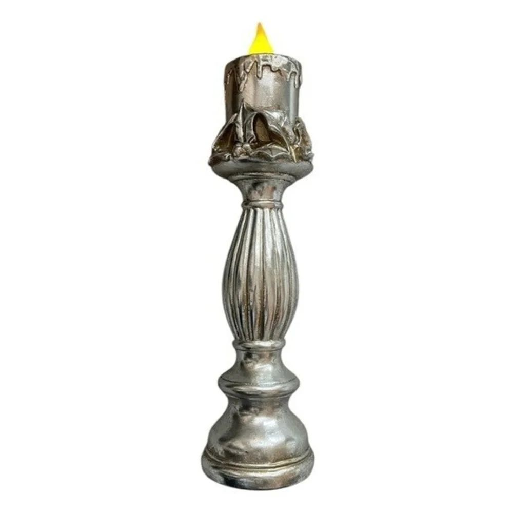 VNTG Look Single Stag Candle Holder Candelabra Stand Candlestick Table Top Decor
